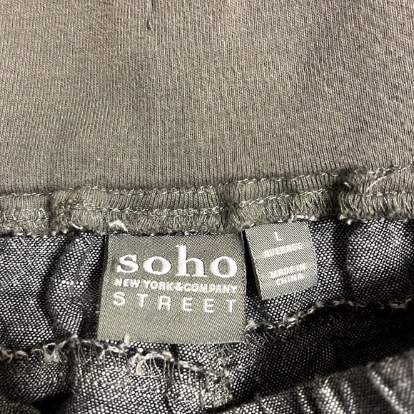 Soho street linen blend large pants - Picture 6 of 7